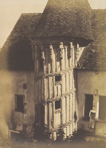 Escalera de madera en Chartres, 1852