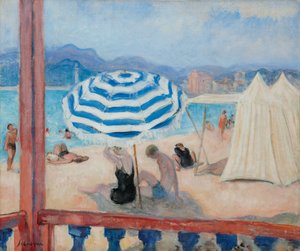 Cannes, Parasol Azul y Carpas de Henri Lebasque