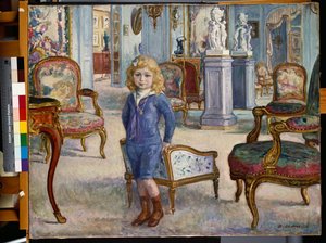 Paul de Camondo en el Hotel de Camondo, 1910 de Henri Lebasque