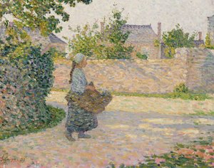 Campesina regresando al pueblo, 1893
