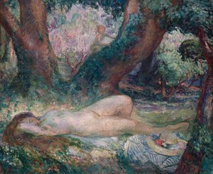 Ninfa Durmiente de Henri Lebasque