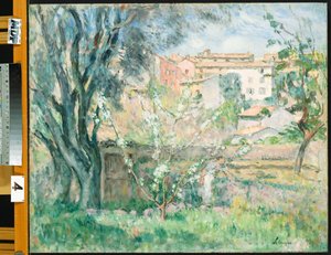 El Jardín del Artista en Cannet de Henri Lebasque
