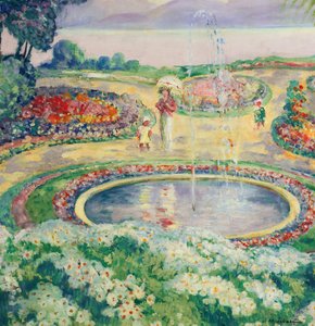 El jardín de flores de Henri Lebasque