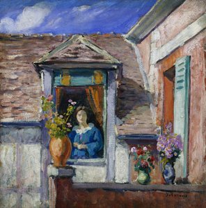 Mujer en la Ventana de Henri Lebasque