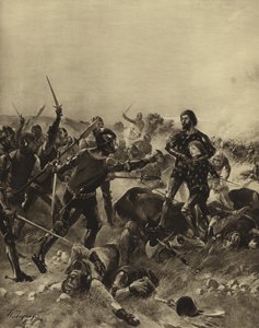 Batalla de Poitiers, 1356 de Henri Louis Dupray