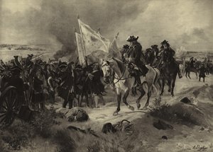 Batalla de Ramillies, 1706 (grabado)