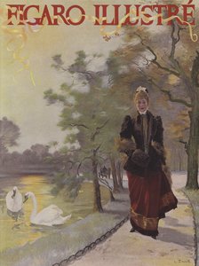 Portada de Le Figaro Illustre, febrero de 1891 de Henri Lucien Doucet