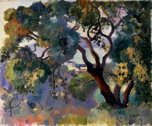 Paisaje en Saint-Tropez, 1905 de Henri Manguin