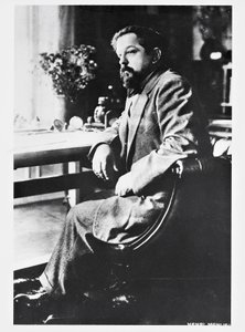 Retrato del compositor y pianista francés Claude Debussy (Saint-Germain-en-Laye de Henri Manuel