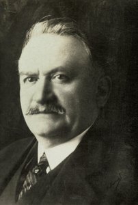 Retrato de Gaston Doumergue (foto) de Henri Manuel