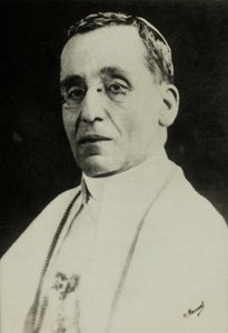 Retrato del Papa Benedicto 15 (foto) de Henri Manuel