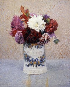 Un Ramo de Dalias de Henri Martin