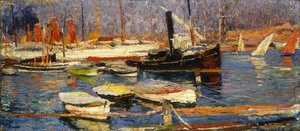 El puerto de Marsella de Henri Martin