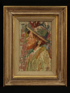 Autorretrato, c.1900 de Henri Martin