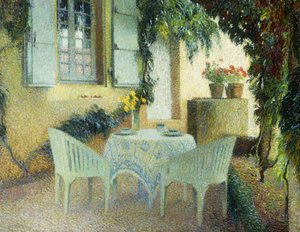 Terraza del Manoir en Marquayrol de Henri Martin