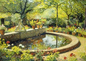 El estanque en Marquayrol de Henri Martin