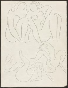 Un fauno por la tarde, lámina quince de Poesies de Mallarmé de Henri Matisse