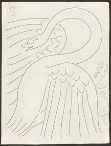 Algunos Sonetos: Frontispicio, lámina 24 de Poesies de Mallarmé de Henri Matisse