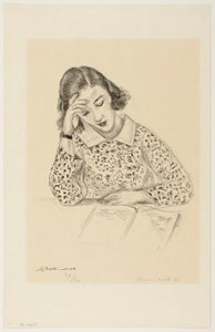 Una joven leyendo de Henri Matisse