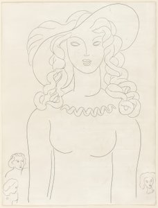 Aparición, lámina tres de Poesies de Mallarmé de Henri Matisse