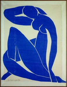 Desnudo azul II de Henri Matisse