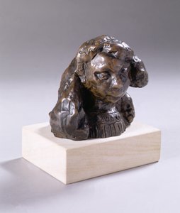 Busto de Fillette (Margarita), c.1905-06 (bronce patinado marrón)