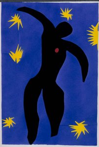 La caída de Ícaro. De "Jazz". Lámina VIII. P. 55 de Henri Matisse