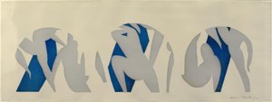 El baile, gris, azul, blanco de Henri Matisse
