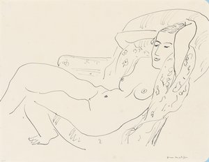 Mujer desnuda, brazos en alto de Henri Matisse