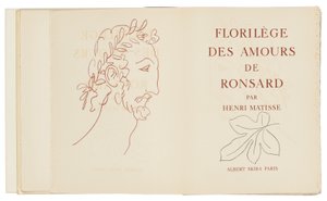 Una selección de los Amours de Ronsard de Henri Matisse