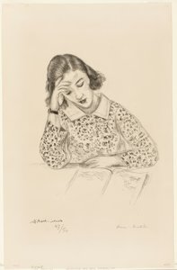 Lectura femenina de Henri Matisse
