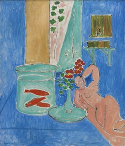 Peces de colores y esculturas de Henri Matisse