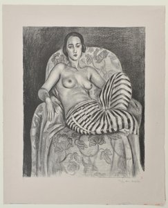 Gran odalisca con pantalón de bayadera de Henri Matisse