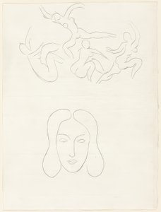 Hérodiade, Scène lV, lámina trece de Poesies de Mallarmé de Henri Matisse