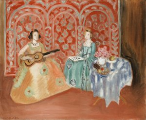Interior - Dos figuras (Músicos) de Henri Matisse