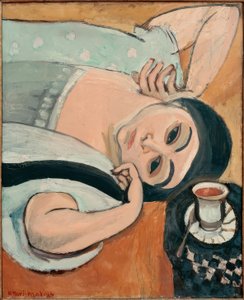 Laurette con una taza de café de Henri Matisse