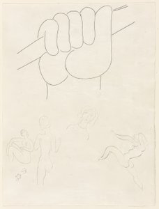 Le Guignon, plato dos de Poesies de Mallarmé de Henri Matisse