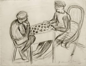 Jugadores de damas de Henri Matisse