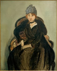 Marguerite con sombrero azul de Henri Matisse