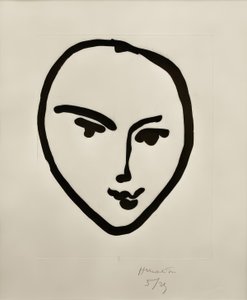 Nadia Máscara sonriente de Henri Matisse