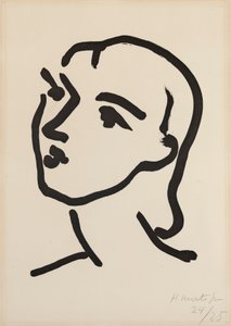 Nadia con el pelo liso de Henri Matisse