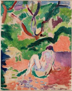 Desnudo en un bosque