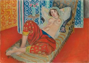 Odalisca con culottes rojos de Henri Matisse