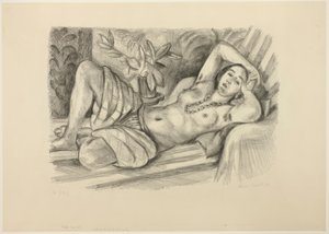 Odalisca con magnolia de Henri Matisse