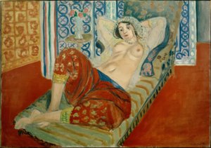 Odalisca con culottes rojos de Henri Matisse