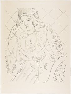 Oriental con cruz trifoliada de Henri Matisse