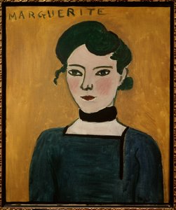 Retrato de Margarita 1907 (óleo sobre lienzo) de Henri Matisse