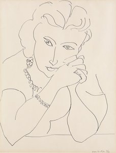 Retrato de mujer de Henri Matisse