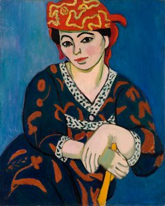 Tocado de Madrás rojo (Le Madras rouge) de Henri Matisse
