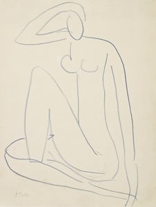 Figura femenina sentada de Henri Matisse
